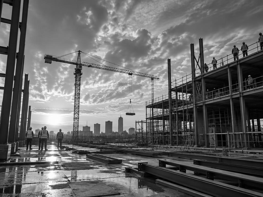 Active construction site