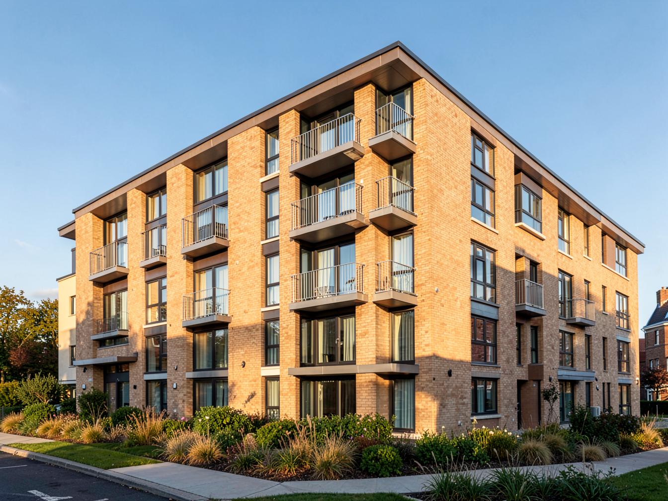 Contemporary residential development delivered by Dansquare